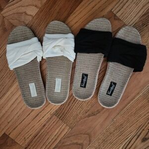 Set of 2 Faceplant Dreams Size 8 Bamboo Sandals